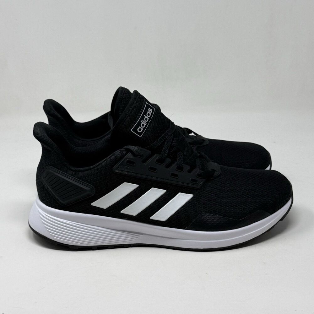 Adidas Duramo 9 Sneakers Mens 9 Core Black White Lightweight Running Shoes